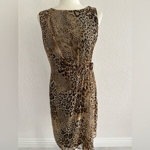 Jones New York Leopard Sheath Dress